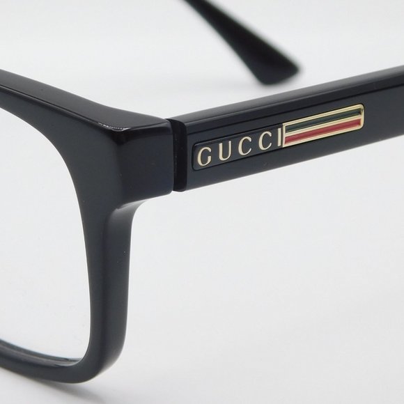 Gucci Dark Gray Rectangular Glasses - Picture 3 of 10